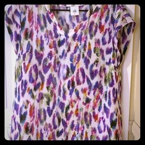 Cabi Plume Feather top size med